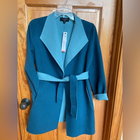 NWT PETITE TALBOTS DOUBLE FACE BELTED JACKET - Picture 4 of 7